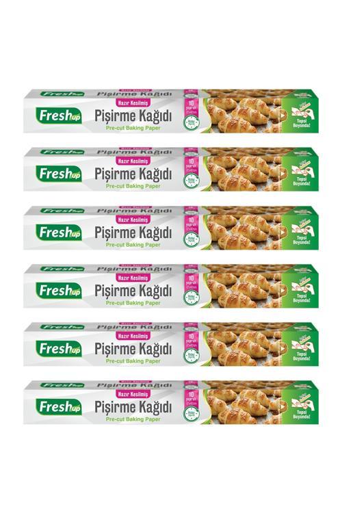 Fresh-up Kesilmiş Pişirme Kağıdı 37cm X 42cm 10 Yaprak X 6 Paket