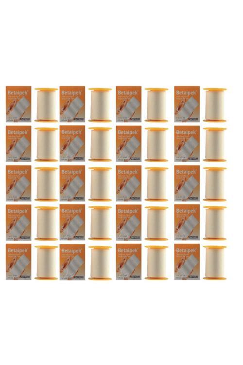 Betaipek Flaster Tıbbi İpek Sabitleme Bandı 5 M X 5 Cm (20 Kutu)