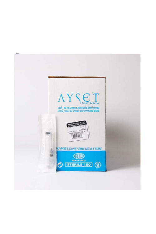 Enjektör 5 Cc Siyah 0.70*32Mm (22G*11/4) 225 Adet