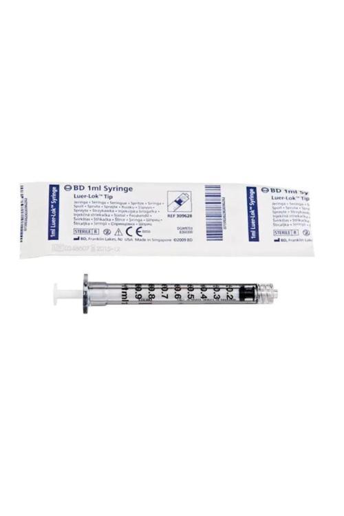 1 Ml Luerlock Kilitli Iğnesiz Enjektör 100 Adet