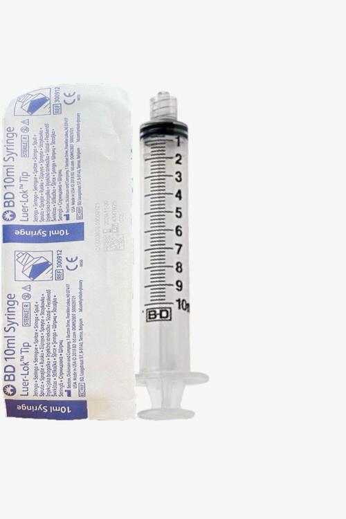 10 Ml Luerlok Kilitli (İğnesiz) Enjektör 20 Adet