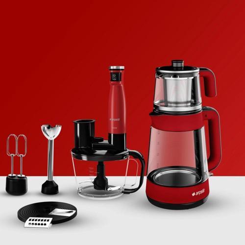 İkili Set Kırmızı