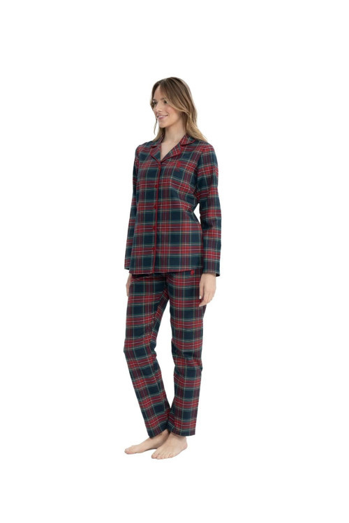 Orijinal Lisanslı Kadın Lacivert Boydan Patlı Pijama Takımı 17130