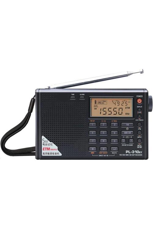Pl-310 Et Taşınabilir Radyo Fm/Am/Sw/Lw Dijital Led Ekranlı Stereo Alıcı Tam Bant Radyo