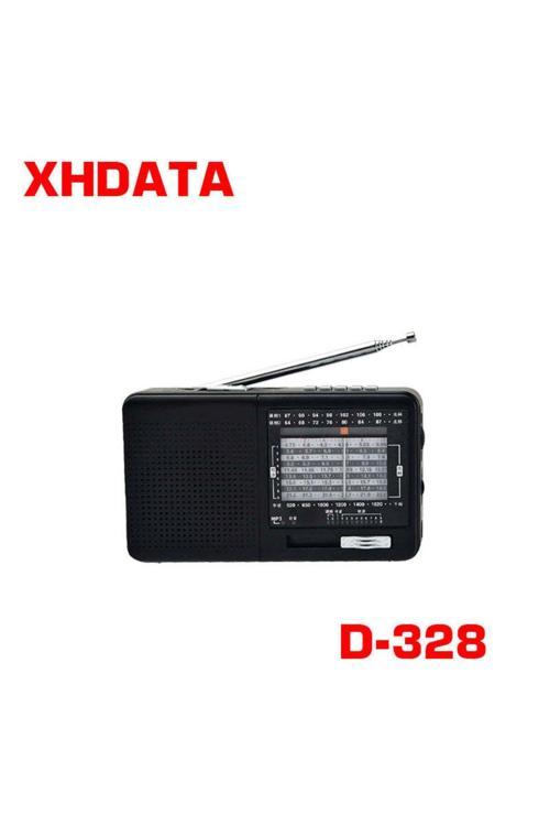 D-328 Taşınabilir Radyo 12 Bant Cep Radyosu, Dsp/Mp3 Müzik Çalar Ve Tf Kart Yuvası Usb