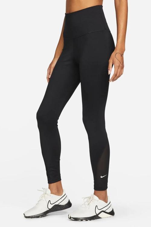 One Dri Fit High Rise 7/8 Length Women's Tight Kadın 2 Cepli Antrenman Taytı Siyah