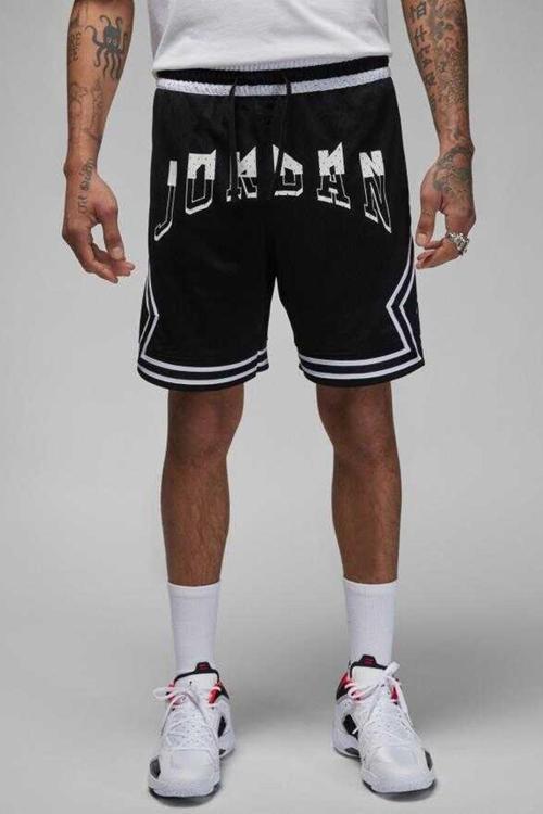 Jordan Sport Diamond Shorts Erkek Şort Siyah Beyaz
