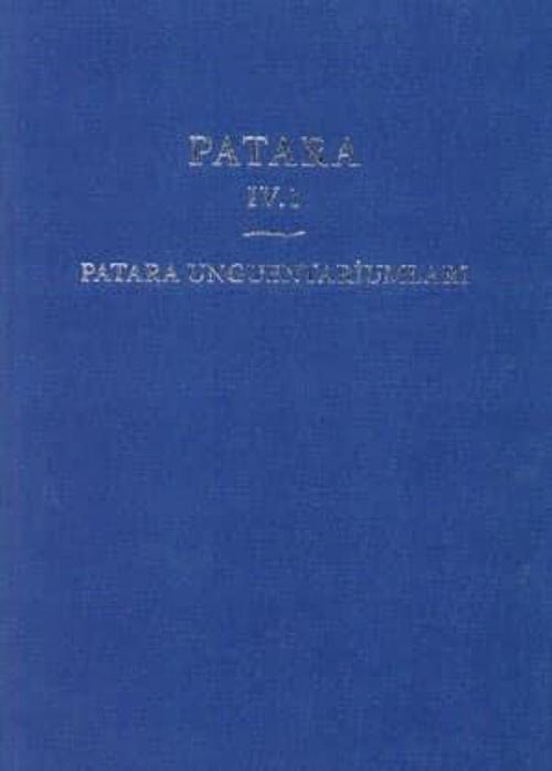 Patara Unguentariumları - Patara IV.1