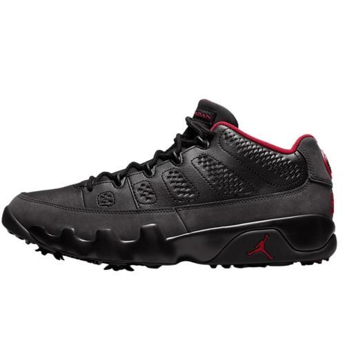 Air Jordan 9 Retro Low GOLF Waterproff Mens Leather GOLF Shoes Su Geçirmez Hakiki Deri Erkek GOLF Ayakkabısı Siyah