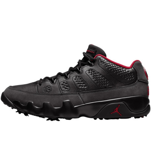 Air Jordan 9 Retro Low GOLF Waterproff Mens Leather GOLF Shoes Su Geçirmez Hakiki Deri Erkek GOLF Ayakkabısı Siyah