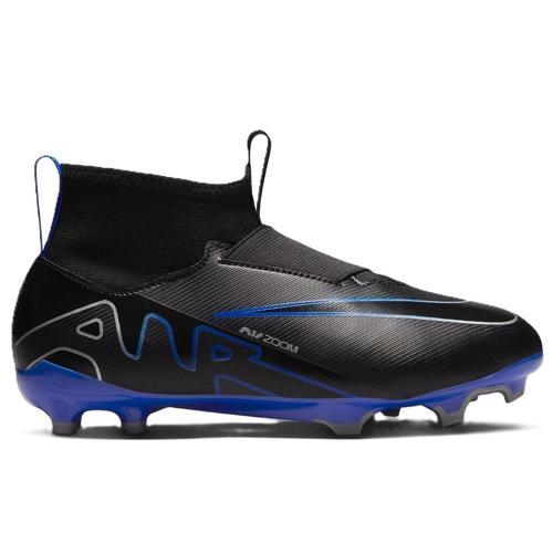 Mercurial Air Zoom Superfly 9 Acad FG/MG Soccer Shoes Çoraplı Çocuk Krampon Siyah