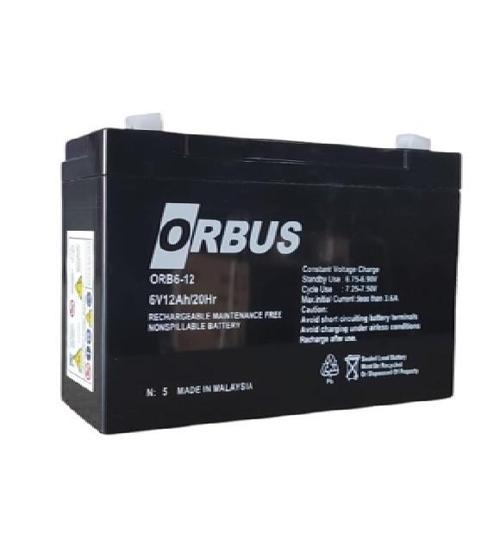 Akü 6 Volt 12 Amper Orb6-12 ( 150X50X94Mm)