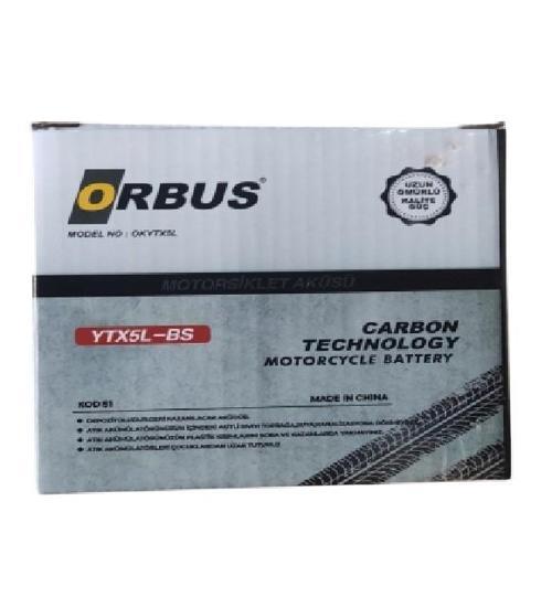 12V 5Ah Alçak Motosiklet Aküsü  EBATLAR: 113x68x105
