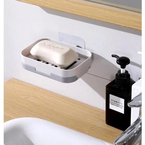 Büro Ev Ofis Banyo Dekoru için Çift Katlı Drenajlı Duş Sabunluğu