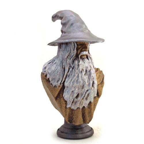 Büro Ev Ofis Dekoru için Mini Polyester Şapkalı Gandalf Biblosu