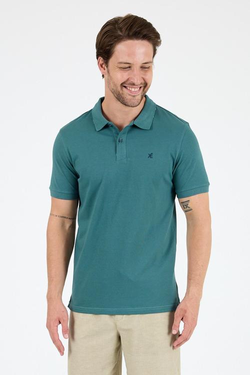 %95 Pamuk %5 Elastan Slim Fit Kısa Kollu Rahat Kumaş Nefes Alabilir Erkek Polo Yaka T-shirt 0002