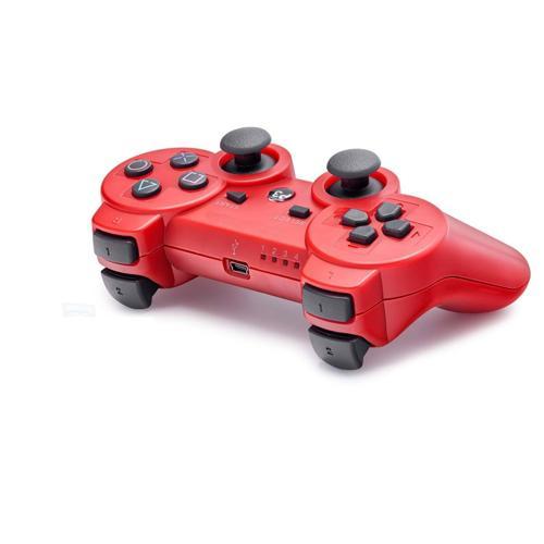 Büro Ev Ofis Oyun Konsolu için Kırmızı PS3 Gamepad Oyun Kolu