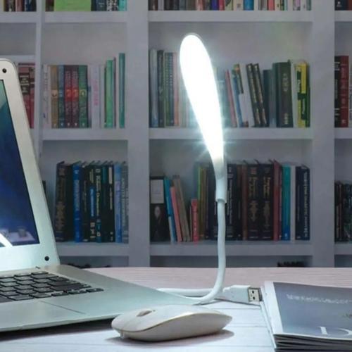 Büro Ev Ofis Hediyesi için 14LED 3MOD Ledli USB Girişli Beyaz Dokunmatik Masa Lambası