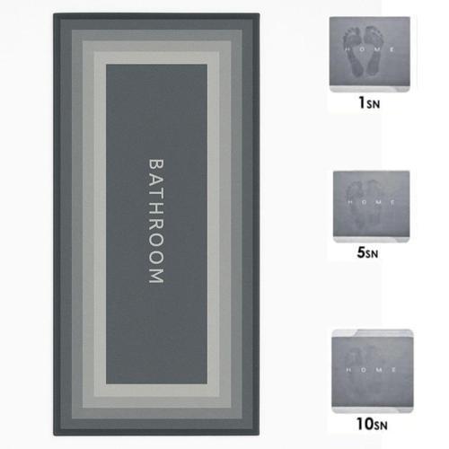 Büro Ev Ofis Banyosu için 40x120CM Emici Kaymaz Taban Uzun Paspas