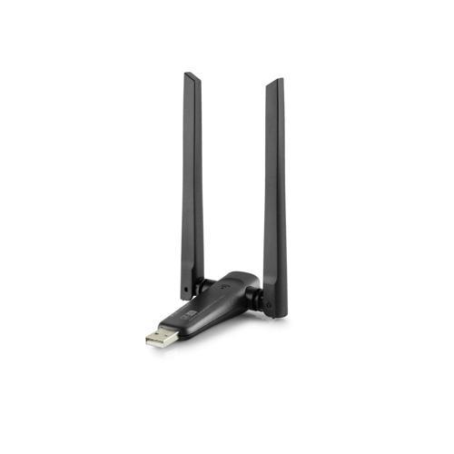 Büro Ev Ofis Bilgisayarı için Ac600 2.4Ghz&5Ghz Rtl8811Cu Wifi5 Siyah Usb Wıfı Adaptor 