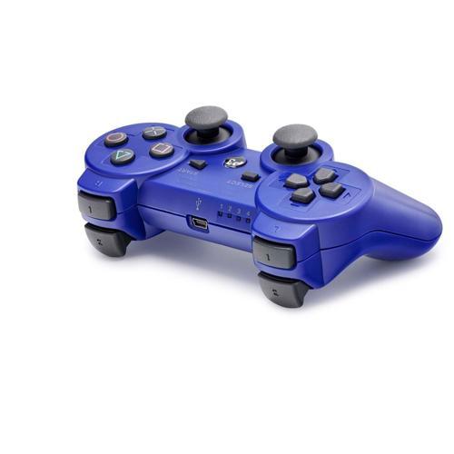 Büro Ev Ofis Oyun Konsolu için Mavi PS3 Gamepad Oyun Kolu