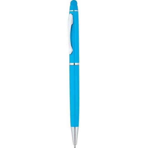 Büro Ev Ofis Hediyesi için Turkuaz Metal Touchpen Kalem