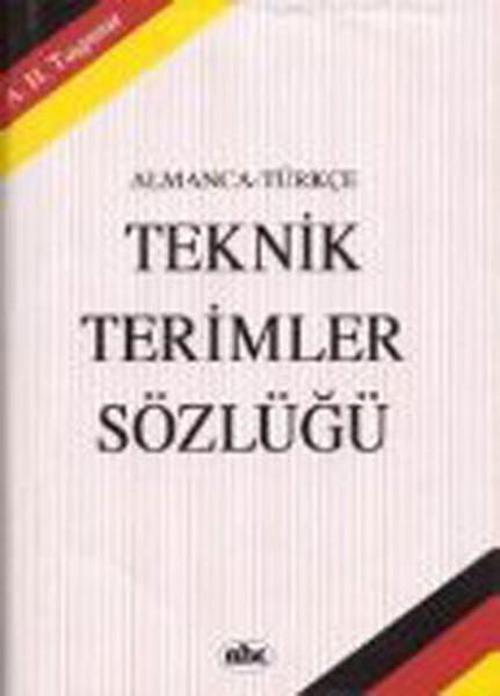 Almanca-Türkçe Teknik Sözlük Taşp.