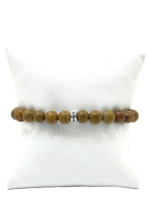 UNİSEX ESNEK MİSİNALI DOĞAL TAŞ BİLEKLİK