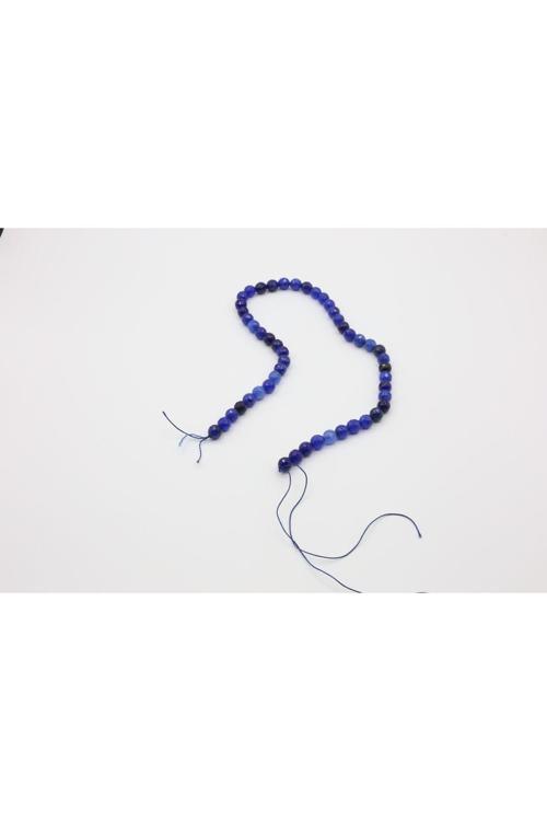 LAPİS LAZURİT DOĞAL TAŞ  BONCUK 8 MM