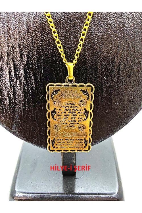 DUA VEYA MÜHÜR TEMALI UNİSEX ZİNCİR KOLYE