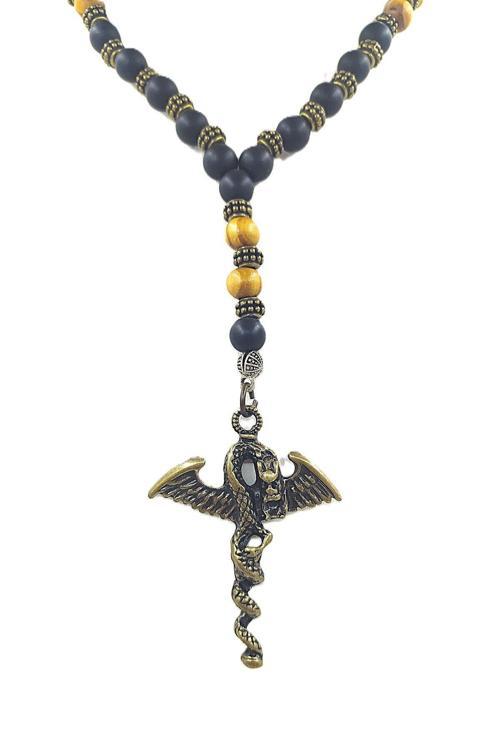 ERKEK DOĞAL AHŞAP KOLYE