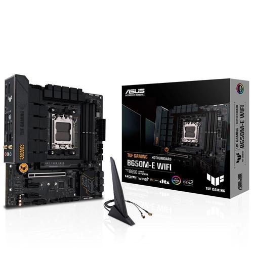 Tuf Gaming B650M-E WiFi 6400MHz (OC) DDR5 Soket AM5 M.2 HDMI Mini DP mATX Anakart