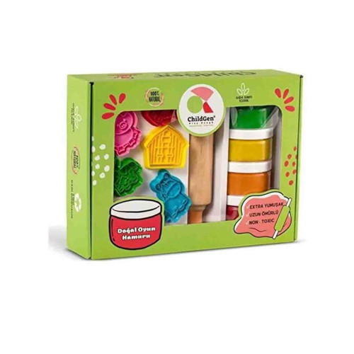 Doğal Oyun Hamuru Premium Set 4x125 gr Çiftlik