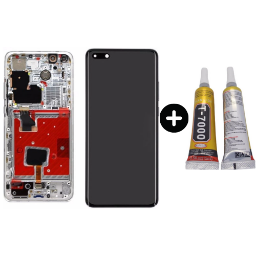 TE Huawei P40 Pro Uyumlu Çıtalı Lcd Ekran Dokunmatik + B7000