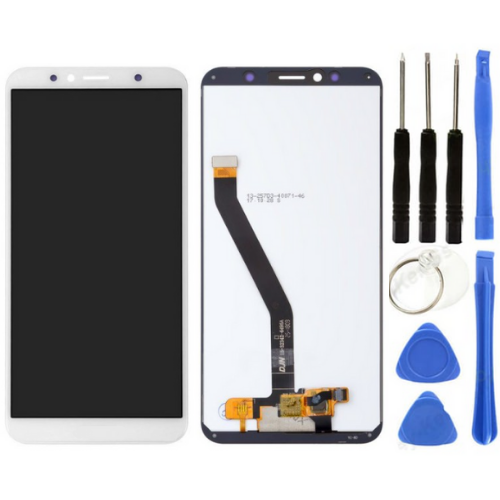 TE Huawei Y6 2018 Uyumlu Lcd Ekran Dokunmatik Beyaz + Tamir Seti