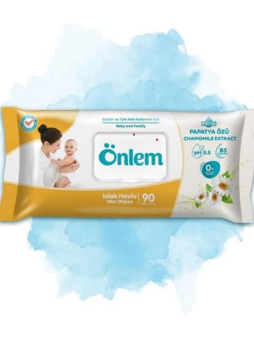 Papatya Özlü Islak Havlu Mendil 90x3 270 Yaprak