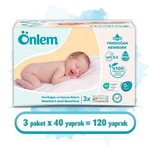 Yenidoğan Hassas Bakım Islak Havlu Mendil  40x24 960 Yaprak