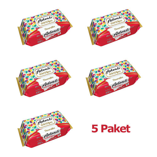 Tek Kullanımlık Parabensiz Alkolsüz Bebek Islak Mendil Havlu - 90'lı 5 Paket