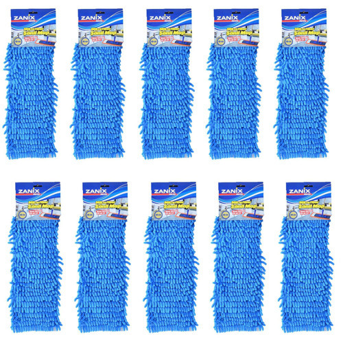 Mikrofiber Islak Kuru Nemli Makarna Şönil Palet Tablet Mop Yedeği - 50 Cm. - 10 Adet