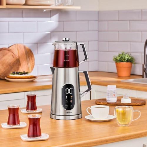 Cool Touch 1503 Dijital Çift Cidarlı Çay Makinesi Inox
