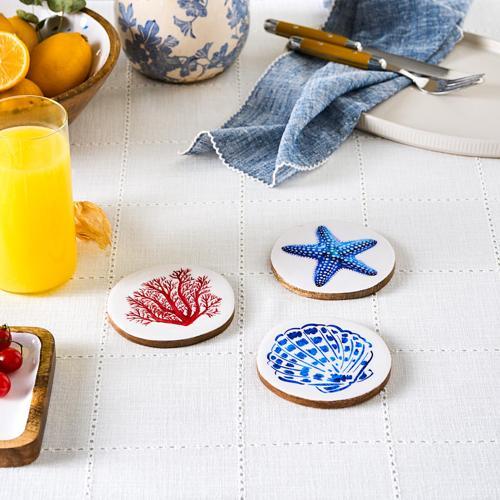 Mango Marin Bardak Altlığı 3'lü Set