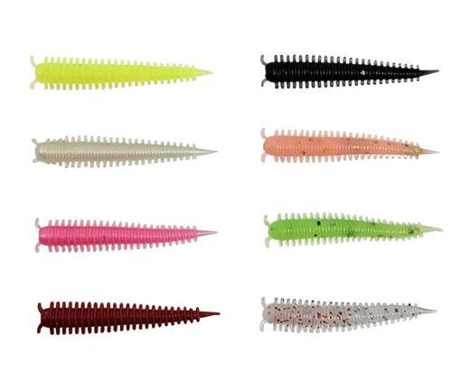 Zombie Worm Lrf Silikonu 4cm 8 Adet Mix Color