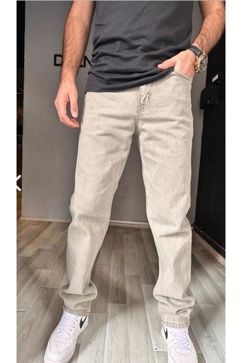 Kaizer Denim Haki Erkek Baggy Pantalon
