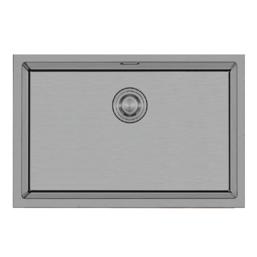 Stella 4454 PVD Mat Gri 50x40 El Yapımı Paslanmaz Çelik Mutfak Eviyesi