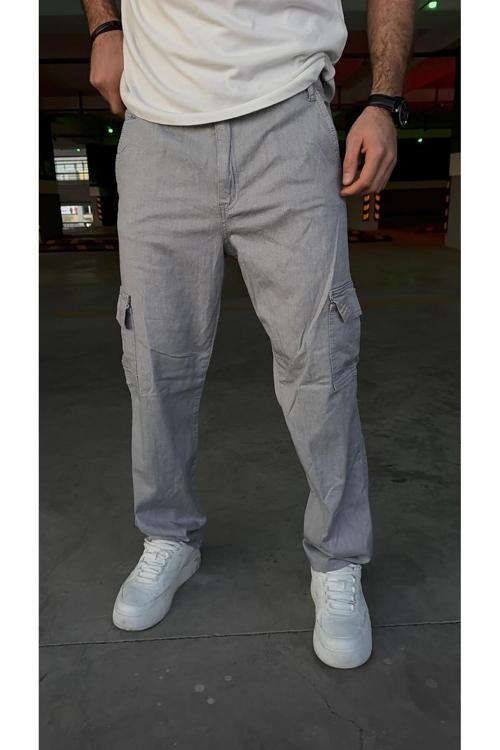 Kargo Baggy Açık Gri