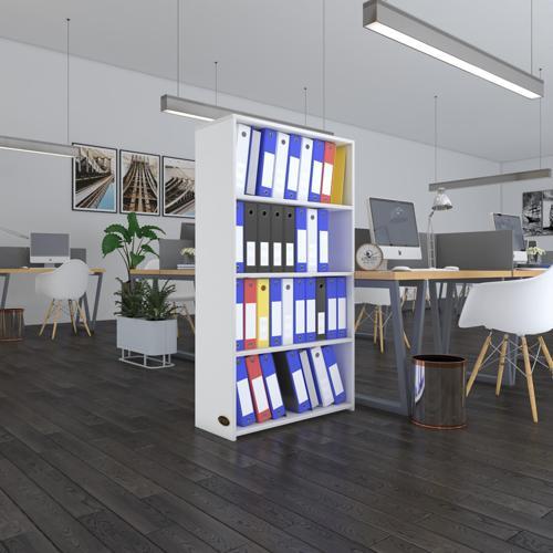 klasörlük raflı erlinay byz 140*80*30 kitaplık ofis arkalıksız