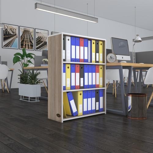 klasörlük raflı ilkutay crd 105*80*30 kitaplık ofis arkalıksız