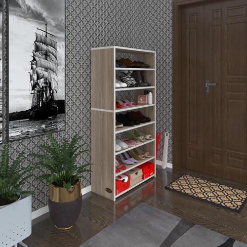 ayakkabılık goya crd 140*70*30 arkalıksız ayakkabı ofis dolabı iki bölme
