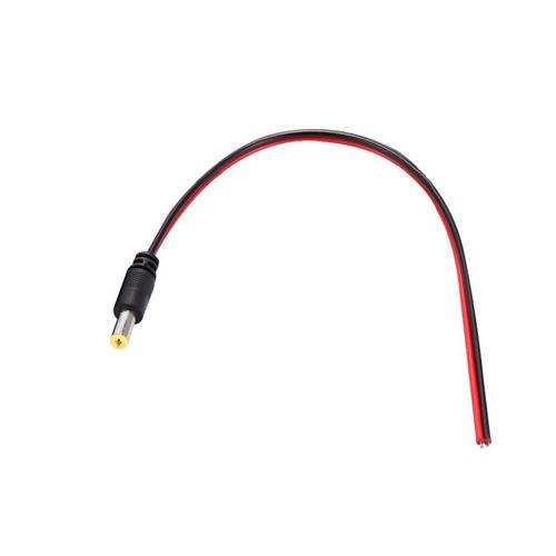 TK 34 FİŞ KABLOLU TEK UÇLU KAMERA İÇİN 20 CM DC PO WER JACK KABLOLU-Findit