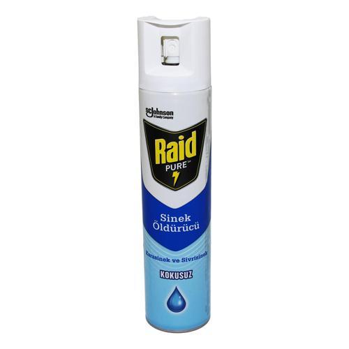 RAİD PURE KOKUSUZ SİNEK SİVRİ SİNEK SAVAR İLAÇ SPREY 300ML (2818)
